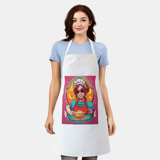 料理人の数を超えて エプロン (着用した状態)