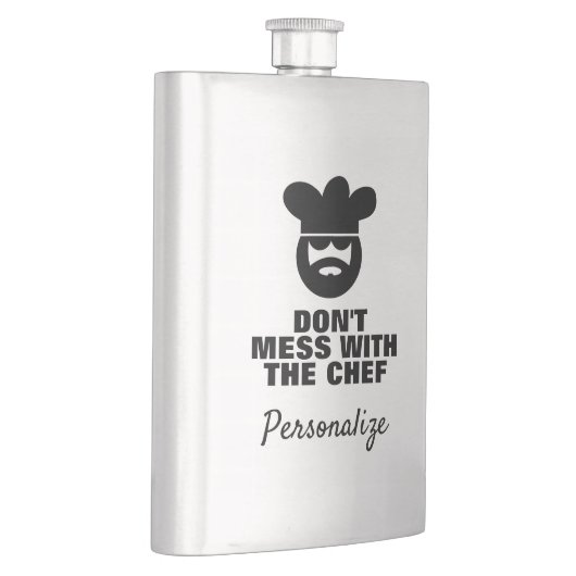 料理人の贈り物におもしろい手を出すな フラスク (右)