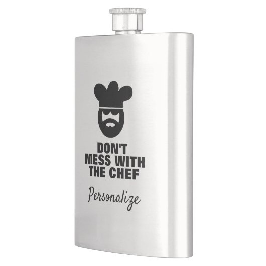 料理人の贈り物におもしろい手を出すな フラスク (左)