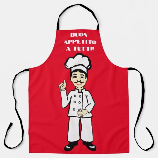 料理人イタリアン エプロン (正面)