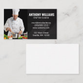 料理人料理をポットで調理 名刺 (正面/裏面)