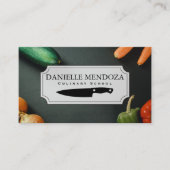 料理人 | テーブルの野菜 名刺 (正面)