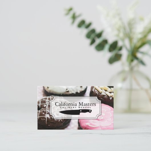 料理人 | ドーナツ 名刺 (スタンド正面)