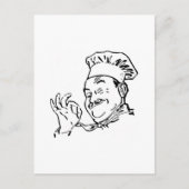 料理人 ポストカード (正面)