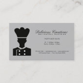 料理人 | レストランのオーナー | パティシシェフ 名刺 (正面)