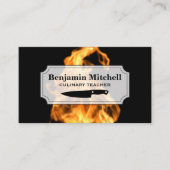 料理人 | 火炎 名刺 (正面)