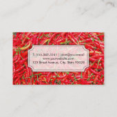 料理人 | 赤唐辛子 名刺 (裏面)