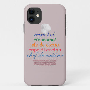 料理人 iPhone 11 ケース