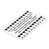 料理付きワイン – おもしろいことわざオンエプロン マグネット (左側)