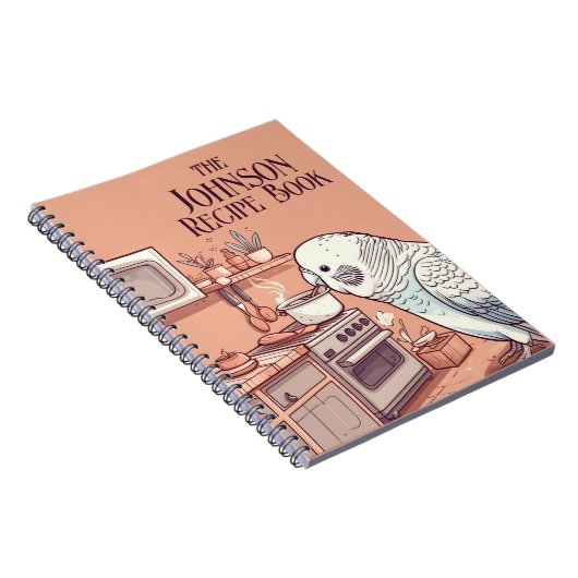 料理仲間とパーソナライズされたレシピ本 ノートブック (右側)