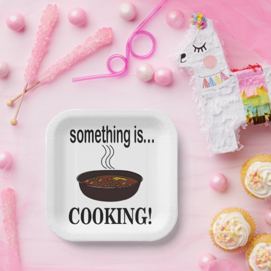 料理何かが料理パーティー ペーパープレート (パーティー)