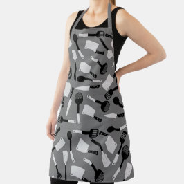 料理器具パターン エプロン