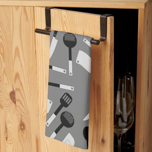 料理器具パターン キッチンタオル (三つ折り)