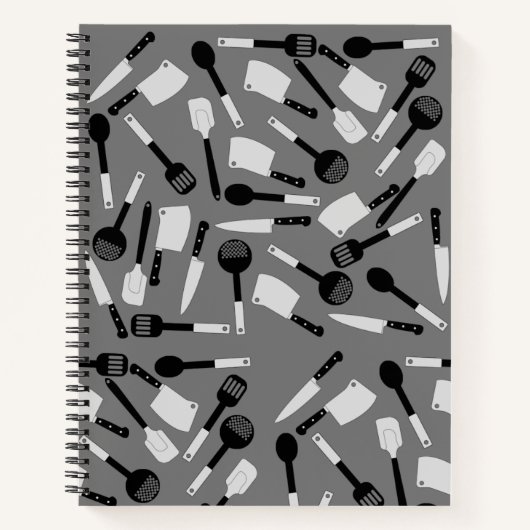 料理器具パターン ノートブック (正面)
