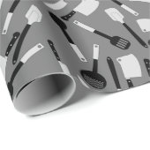 料理器具パターン ラッピングペーパー (ロールコーナー)