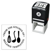 料理器具#2「キッチンから」名前 セルフインキングスタンプ (インサイチュ)