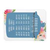 料理変換グラフ|青い瓶 マグネット (横)