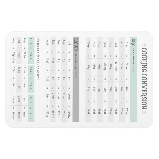 料理変換 マグネット (横)