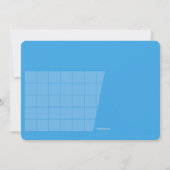 料理学校卒業生招待状 招待状 (裏面)