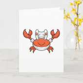 料理帽のクックカニ カード (黄色い花)