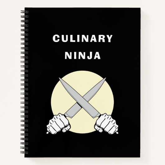 料理忍者お気に入りのベーキング料理レシピ ノートブック (正面)
