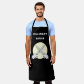 料理忍者BBQグリル調理師ベイクシェフベイカーパパ エプロン (着用した状態)