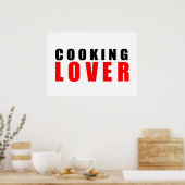 料理愛好家 ポスター (キッチン)