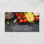 料理成分 名刺 (裏面)