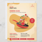 料理教室フライヤーテンプレート (正面)