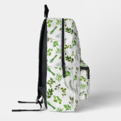 料理料理ガーデンハーブモノグラムの プリントバックパック (左)