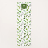 料理料理ガーデンハーブモノグラムの ヨガマット (正面)