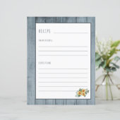 料理本素朴バインダー主催者のレシピページ (スタンド正面)