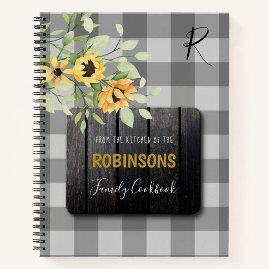 料理本農家のキッチンレシピ主催者 ノートブック (正面)