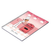 料理用の女の子のノート ノートブック (左側)