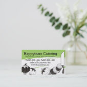 料理用カスタムな色のタマネギのシェフのナイフの食料調達 名刺 (スタンド正面)