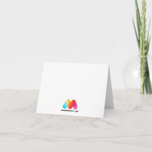 料理用シェフは折られるメッセージカード感謝していしています サンキューカード (裏面)