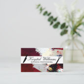 料理用ナイフウィスク |背芸術的景 名刺 (スタンド正面)