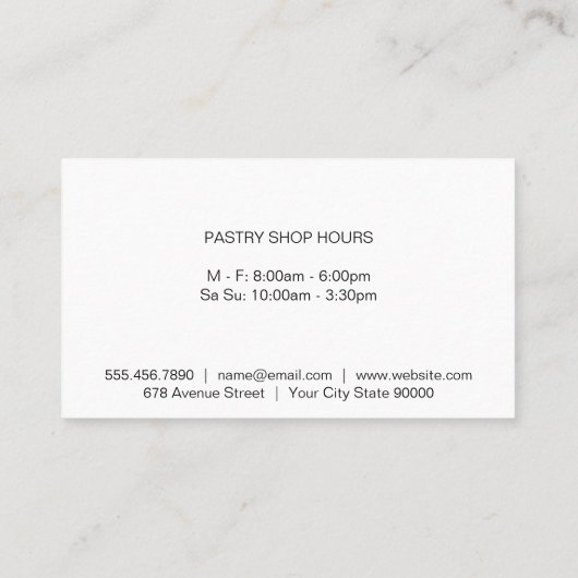 料理用ナイフ 名刺 (裏面)