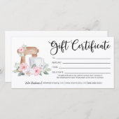 料理級ベーカリー贈与証書 (正面/裏面)