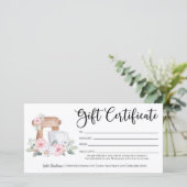 料理級ベーカリー贈与証書 (スタンド正面)