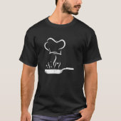 料理芸術学生先生調理師ベイカーキッチン Tシャツ (正面)