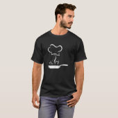 料理芸術学生先生調理師ベイカーキッチン Tシャツ (正面フル)