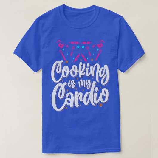 料理芸術料理キッチンシェフ調理師包丁 Tシャツ (デザイン正面)