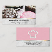 料理芸術 | グルメドーナツChef Hatアイコン 名刺 (正面/裏面)