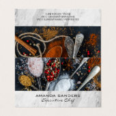 料理芸術 | スパイス 名刺 (外部フラット)