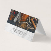 料理芸術 | スパイス 名刺 (裏面)