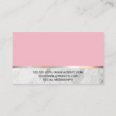 料理芸術 |ドーナツ背景 名刺 (裏面)