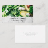 料理芸術 | 緑の産物 名刺 (正面/裏面)