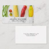 料理芸術 | 緑の産物 | 農家市場 名刺 (正面/裏面)