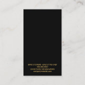 料理芸術 | Pastry Chef 名刺 (裏面)